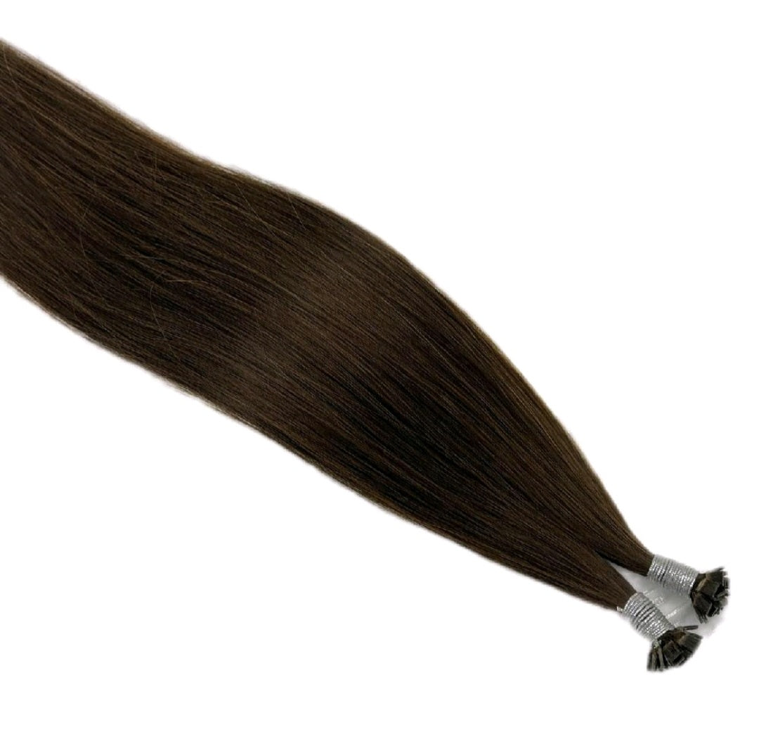 Dark Brown K-tips 20" 50g.