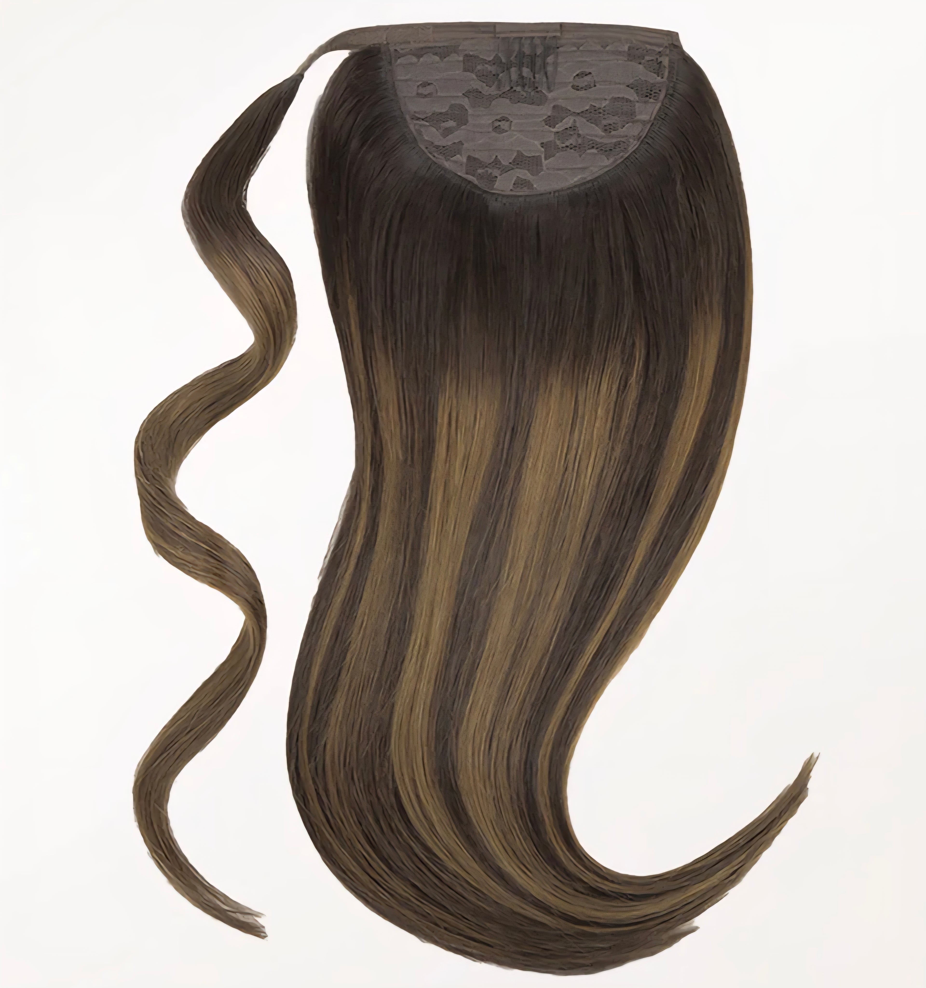 Ash Brown Balayage ponytails 20" 100g