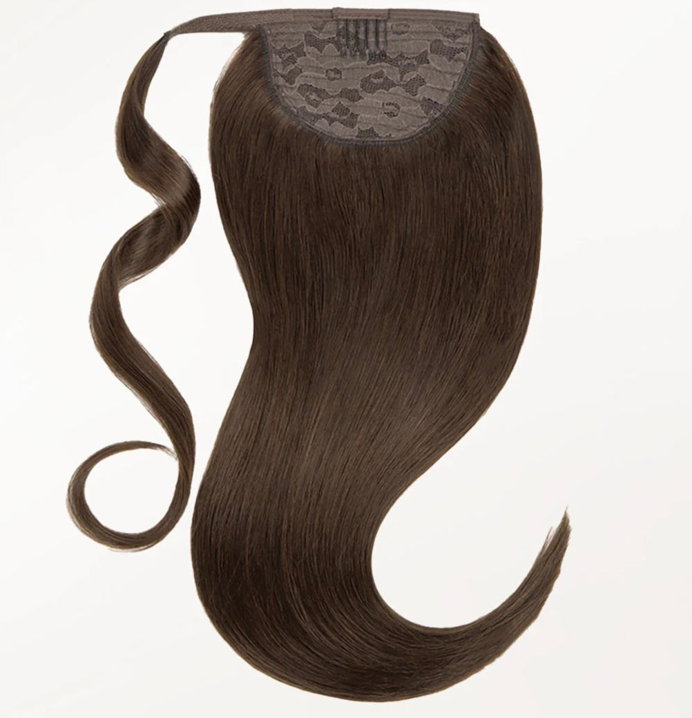 Soft brown ponytails 22" 100g