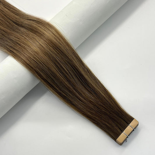 Brown balayage Tape-in 18" 50g.